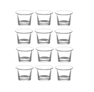 Zaara Enterprises Pack de 6 Porte-bougies en verre transparent pour huîtres, 2,5 pouces, suspendus, faits à la main, écologiques, de haute qualité - Product Image 3