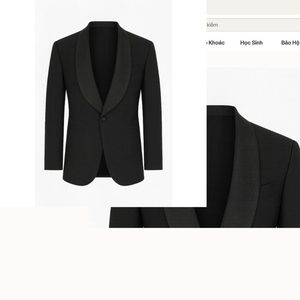 Blazer de smoking à col châle pour homme, veste de costume formelle - Product Image 1