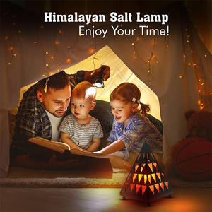 Lampe en sel de l'Himalaya douce et chaude, lampe en sel de l'Himalaya faite à la main, lampe en sel de l'Himalaya naturelle pour la décoration - Product Image 5