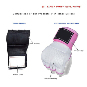 New Arrival <b>Padded</b> Inner Gloves Best Selling <b>Cheap</b> Price Inner Gloves For Boxing Professional Made Protective Boxing Training - Product Image 5