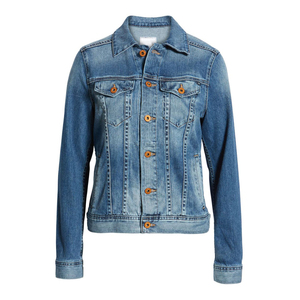 Women’s Denim <b>Trucker</b> <b>Jacket</b> Wholesale Supplier with Classic Button Closure, Multiple Pockets and Professional High Quality - Product Image 2