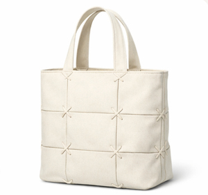 Bolsos de Mano de Lona para Mujer, Diseño Nuevo y Moderno, de Gran Capacidad, con Patrón de Diamantes, Casuales, para Compras - Product Image 4