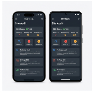 Application d'optimisation SEO Royalcraft – Recherche de mots-clés, suivi des classements, audit du site et optimisation de la recherche iOS/Android - Product Image 3