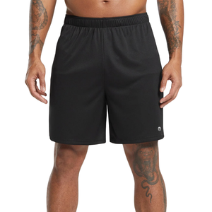 Shorts de sport pour homme, coupe régulière, 7 pouces, légers, pour entraînement, course à pied, fitness, noir - Product Image 1