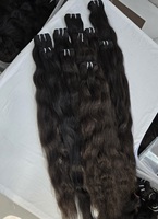 Paquets de cheveux bruts non traités, fournisseur en gros de cheveux humains de temple indien, cheveux vierges bruts à cuticule alignée, d'Inde