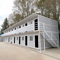 Conception de montage facile Paquet plat préfabriqué 20 pieds 40 pieds Maison portable Conteneur pliable Maison