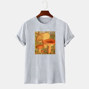 T-shirts pour hommes en coton et polyester, manches courtes, personnalisables OEM, design respirant, vêtements d'été. - Product Image 5