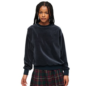 Sweat-shirt pour femme, nouvelle arrivée, design personnalisé, vente en gros OEM, tricoté, logo sur le devant, chaud, extensible, respirant, écologique - Product Image 4
