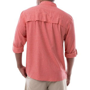 Camisas de Trabajo de Secado Rápido para Hombre, Manga Larga, Camisas Cargo de Entrenamiento con Bolsillos, Tela Personalizada, Camisas Casuales - Product Image 2