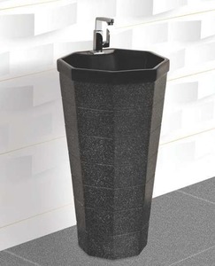 Lavabo de Pedestal de Cerámica Moderno Multicolor a Buen Precio, Fácil de Limpiar, para Baño, de Linum Factory, Diseño Exclusivo - Product Image 5