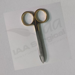 Tijeras Quirúrgicas Dentales de Acero Inoxidable con Punta Recta Plateada, Instrumento Manual Clase I con Agarre Potente y Removedor de Coronas - Product Image 6