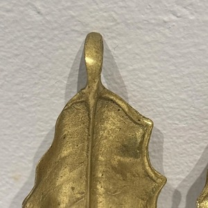 Vintage Leaf Shape Metal <b>Serving</b> Plate <b>Set</b> Gold Finished Decorative Tray Ideal For Snacks Dry Fruits Table Decor And Kitchen Use - Product Image 5