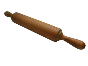 Natural Solid Kitchen Dough Roller Large Acacia Wood French <b>Rolling</b> <b>Pin</b> for Baking Pizza All Kitchen Use - Product Image 2