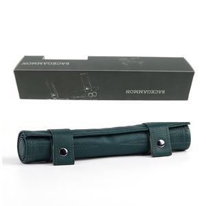 Handmade Portable Eco-Friendly Durable PU Leather Roll-Up <b>Backgammon</b> Board Game Bag <b>Set</b> Pu Leather Roll up Travel <b>Backgammon</b> - Product Image 4