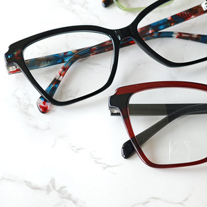Monturas de Gafas de Acetato con Diseño Ojo de Gato, Montura Completa, Gafas Ópticas para Mujer, Uso Diario - Product Image 5