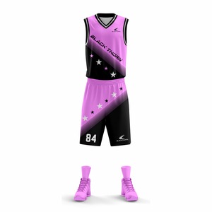 Maillots de basketball personnalisés 2026 à carreaux imprimés par sublimation, vente en gros, pour équipes, avec coutures - Product Image 2