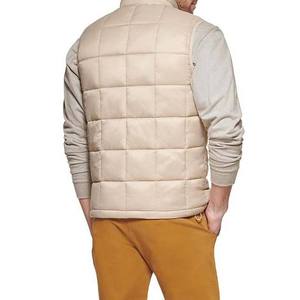 Chaleco Acolchado de Lona para Trabajo, Casual, Tallas Grandes, Ligero, Cortavientos, Cuello Alto, MOQ Bajo, Fabricante con Logotipo Personalizado - Product Image 2