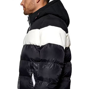 Premium Quality Thin Puffer <b>Jacket</b> for <b>Men</b> with Fur Hood Long Size Waterproof Front Logo <b>Summer</b> 2026 - Product Image 3