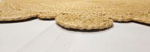 High Quality Jute Rug Designer Circular Jute Floor Mat Living Room <b>Carpets</b> Rugs Modern At Best Price By India Manufacturer - Product Image 2