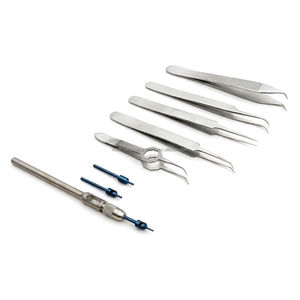 Factory Price 9 Pcs Hair Transplant Forceps FUE Hair <b>Punch</b> Kit Hair Restorationn Surgical Instrument <b>Set</b> Medtrust Surgical CE - Product Image 1