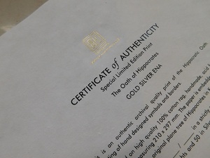Premium Foil Printed Certificates on Cotton <b>Paper</b> Handmade Luxury Award Certificates Custom OEM Wholesale Export Supply - Product Image 3