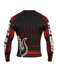 Quick Dry Sports Tight fitting Long sleeved <b>Compression</b> <b>Shirt</b> <b>Men's</b> Printed Elastic Breathable Tshirt Fitness Training Top - Product Image 5