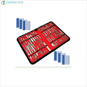 Kit de pratique de suture chirurgicale de qualité supérieure, ensemble de formation chirurgicale, coussin en silicone, outils de suture, kit de pratique réutilisable pour étudiants en médecine - Product Image 1