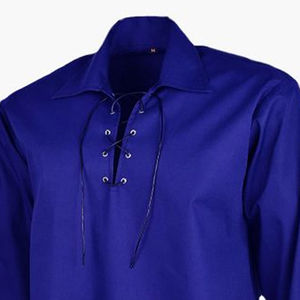 Camisas Jacobite para Hombre, Antiarrugas, Ecológicas, 100% Algodón Twill, Mangas de Encaje, Camisa Formal, Kilt Escocés Ghillie - Product Image 6