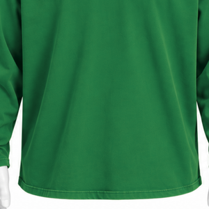 Camiseta de Manga Larga Oversize Verde Bosque con Efecto Lavado, Hombros Caídos, Estilo Casual Urbano, Ajuste Relajado - Product Image 6
