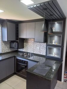 Baldosas duraderas de granito de galaxia negra, losas de piedra natural pulida y flameada para entrada - Product Image 3