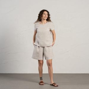 Shorts Bermuda para Mujer, Cintura Media, Casuales, para Gimnasio, Fitness, Yoga, Correr, Ropa Deportiva, Ropa de Verano - Product Image 5