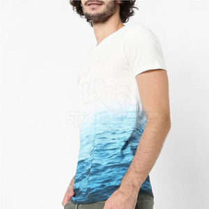Camiseta de Hombre 100% Algodón, Transpirable, Ecológica, de Secado Rápido, Cómoda, Estilo Urbano, Alta Calidad, Venta al Por Mayor - Product Image 2