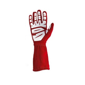 Gants de course à doigts entiers, rouge et blanc, antidérapants, avec fermeture auto-agrippante, unisexes, pour activités de plein air, imperméables, légers, en polyester - Product Image 3