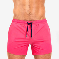 Shorts de sport légers pour hommes, style vintage uni, respirants, en nylon/coton écologique, séchage rapide, ceinture confortable