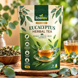 ถุงซิปลามิเนต EcoRev แบบปิดผนึกได้ พร้อมวาล์วสำหรับเก็บอาหาร บรรจุภัณฑ์ชาเขียว ขนาดสั่งทำได้ รุ่น ECO97 พิมพ์ลายซิลค์สกรีน - Product Image 3