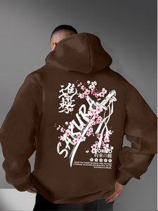 Sudadera con Capucha Estampada de Algodón Ecológico Unisex, Sudadera Sostenible para Venta al por Menor y al por Mayor de Moda - Product Image 2