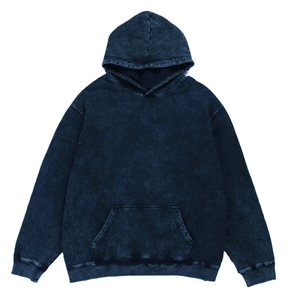 Sweat à capuche personnalisable pour homme 100 % coton avec poche kangourou, lavé, haute qualité, respirant, décontracté, vêtement d'extérieur d'hiver pour homme - Product Image 2