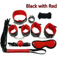 Nouveau kit d'exercices de Kegel pour adultes de 10 pièces sous le lit avec attaches, collier de serrage et plus encore - Ceinture en cuir 4 couleurs, jouet en peluche pour hommes et femmes