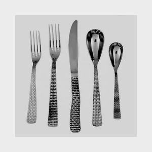 Ensemble d'ustensiles au design unique en acier inoxydable, fait à la main en laiton, forme ronde, manche long, ensemble d'ustensiles en or - Product Image 2