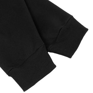 Sudadera con capucha lisa de diseño americano, corte holgado, con empalmes de rejilla cuadrada, forro, 390 GSM, poliéster y algodón, hombro caído y cierre de cremallera - Product Image 4