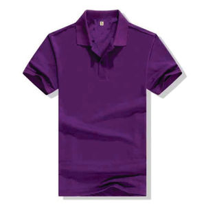 Polo à manches courtes rouge pour homme, coupe classique, décontracté, tricoté, couleur unie, t-shirt uni teint - Product Image 5