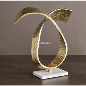 Escultura de Granada Chapada en Oro, Hecha a Mano, Decoración Tradicional, Adorno de Mesa para Sala de Estar - Product Image 5