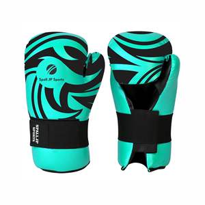 Gants semi-contact en gros avec rembourrage en mousse durable pour le Taekwondo, le Karaté et les arts martiaux – Gants semi-partial pour le sparring - Product Image 6