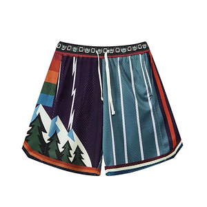 Customized Solid Sublimation <b>Mesh</b> <b>Shorts</b> Adult Breathable Quick Dry <b>Men's</b> Gym Fitness Athletic Wear Basketball - Product Image 4