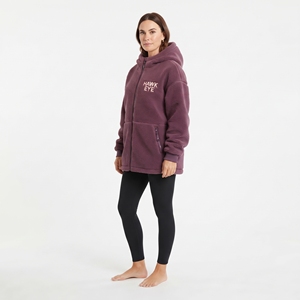 Ladies <b>Sherpa</b> <b>Hoodie</b> Full Zip <b>Hoodie</b> Drop Shoulder Warm Winter Wear Casual <b>Hoodie</b> Streetwear Clothing - Product Image 2
