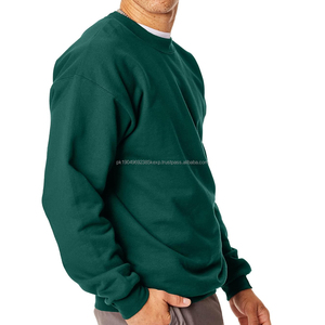 Sweat-shirt molletonné 100% coton de bonne qualité personnalisé en gros Sweat-shirt ras du cou lourd pour hommes à vendre - Product Image 5
