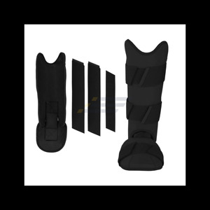 Protège-tibias de baseball professionnels pour attrapeur, haute protection contre les impacts, fournisseur OEM, logo personnalisé, protège-tibias d'attrapeur de baseball - Product Image 5