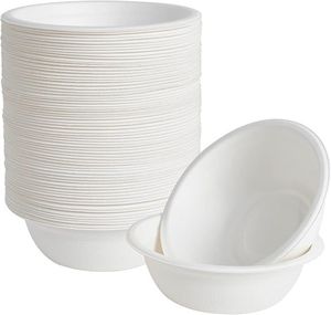 Bol jetable hygiénique en bagasse, emballage alimentaire jetable avec surface lisse de qualité supérieure - Product Image 5