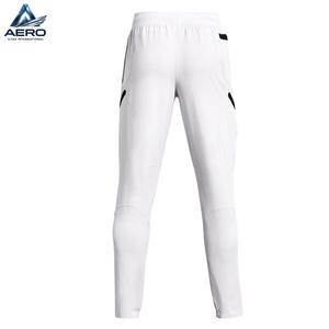 Pantalon tricoté pour homme, blanc et bleu, haute qualité, léger, possibilité d'imprimer votre propre logo personnalisé, pantalon de sport - Product Image 5