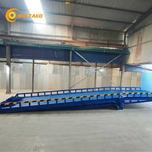 Heavy Duty 10T Mobile Dock Ramp 1700mm Height Adjustable for Industrial Truck and Cargo Logistics - Product Image 1